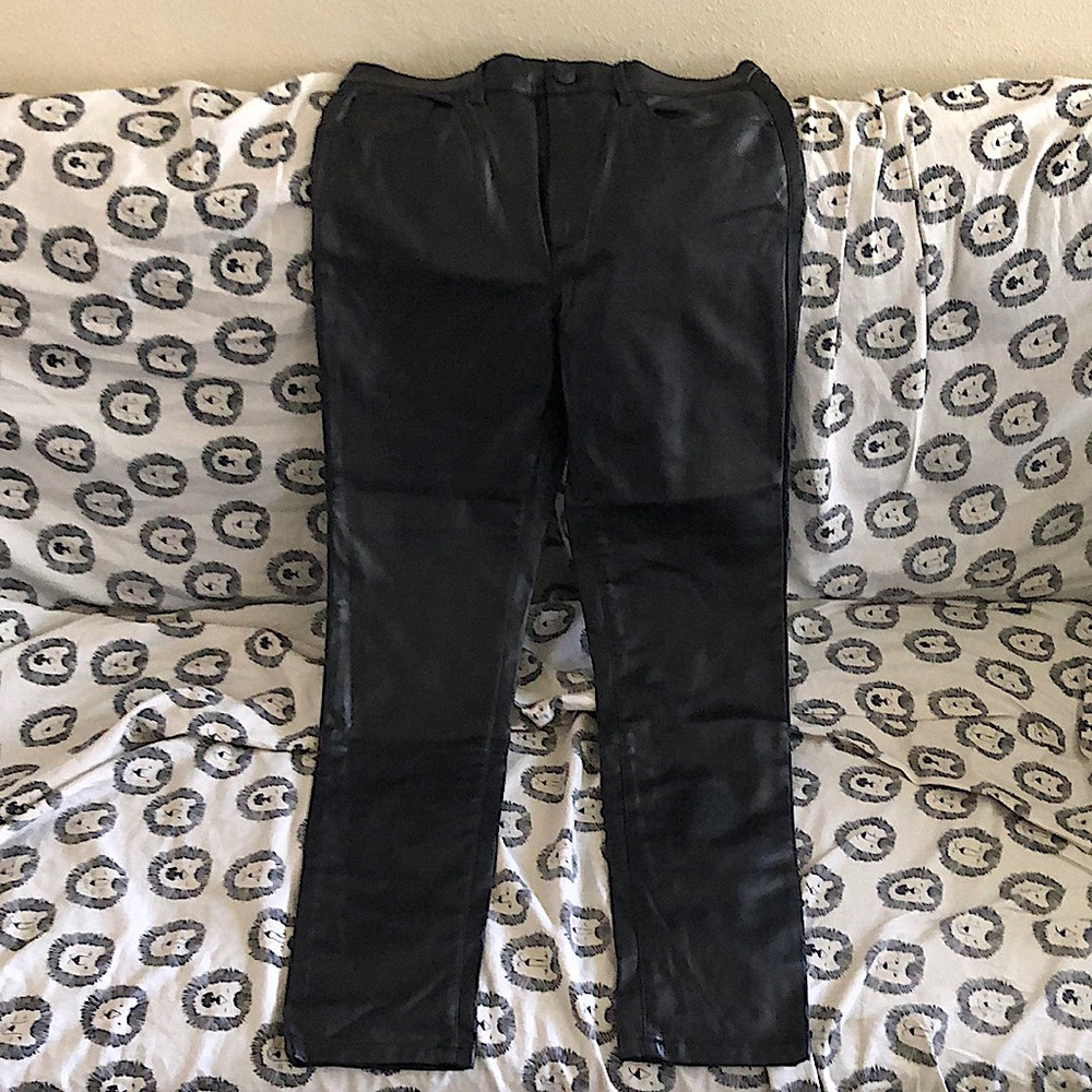 BDG twig high-rise faux leather pants, size 29